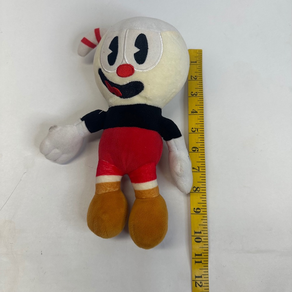 Cuphead Plush Stuffed‎ Animal Video Game Character Red Shorts 8 Inch Studio MDHR - Picture 12 of 12